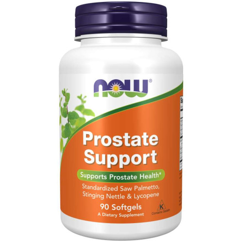 NOW - ХРАНИТЕЛНА ДОБАВКА ЗА МЪЖЕ Prostate support - 90 Дражета